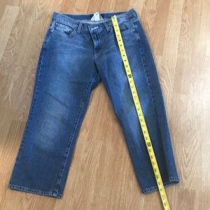 Lucky cropped jeans. Size 10/30. 9” rise